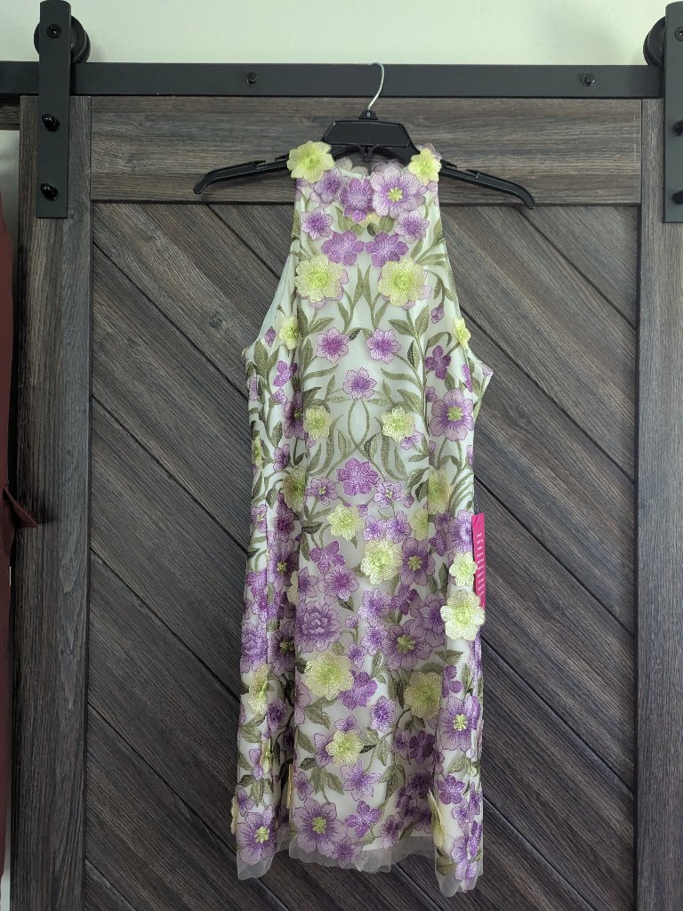 Muse By Marchesa Meadow Floral Halter Neck